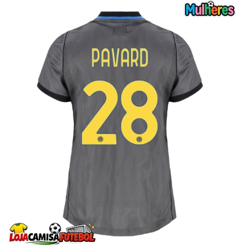 Camisa de Futebol Inter Milan Benjamin Pavard #28 Equipamento Alternativo Mulheres 2026-27 Manga Curta